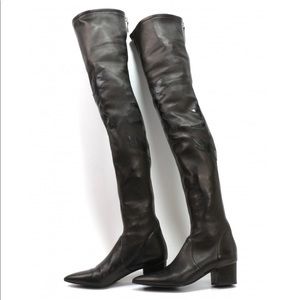 Chanel thigh-high boots from the “Paris-Dallas” collection. Size 38